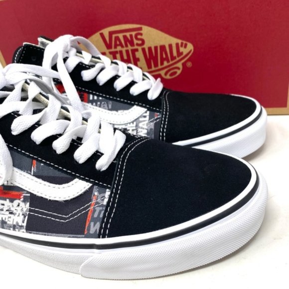 VANS Old Skool Shoe Casual Low Top Canvas Suede Red Black Men's Size VN0A4U3BWZ4 - Picture 10 of 11